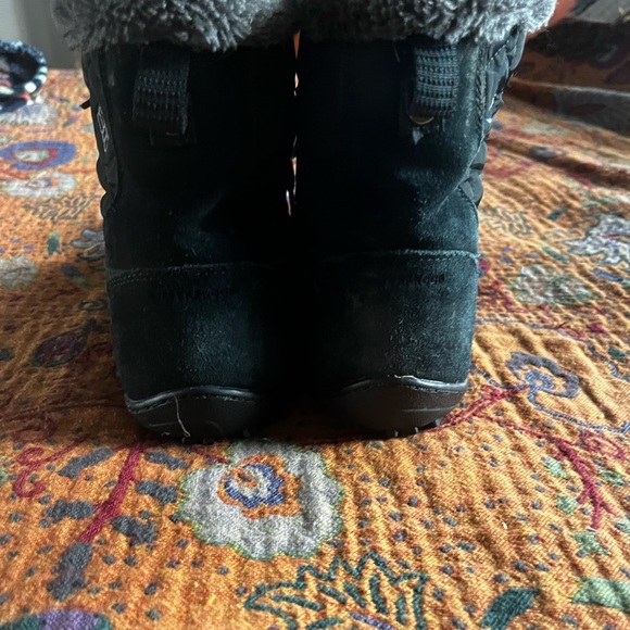 Columbia Midi Ice Queen Black Boots 8 - Picture 4 of 7